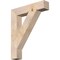 Ekena Millwork Traditional Block Smooth Bracket, Douglas Fir, 5 1/2"W x 30"D x 36"H BKT06X30X36TRA05SDF - alternate 1
